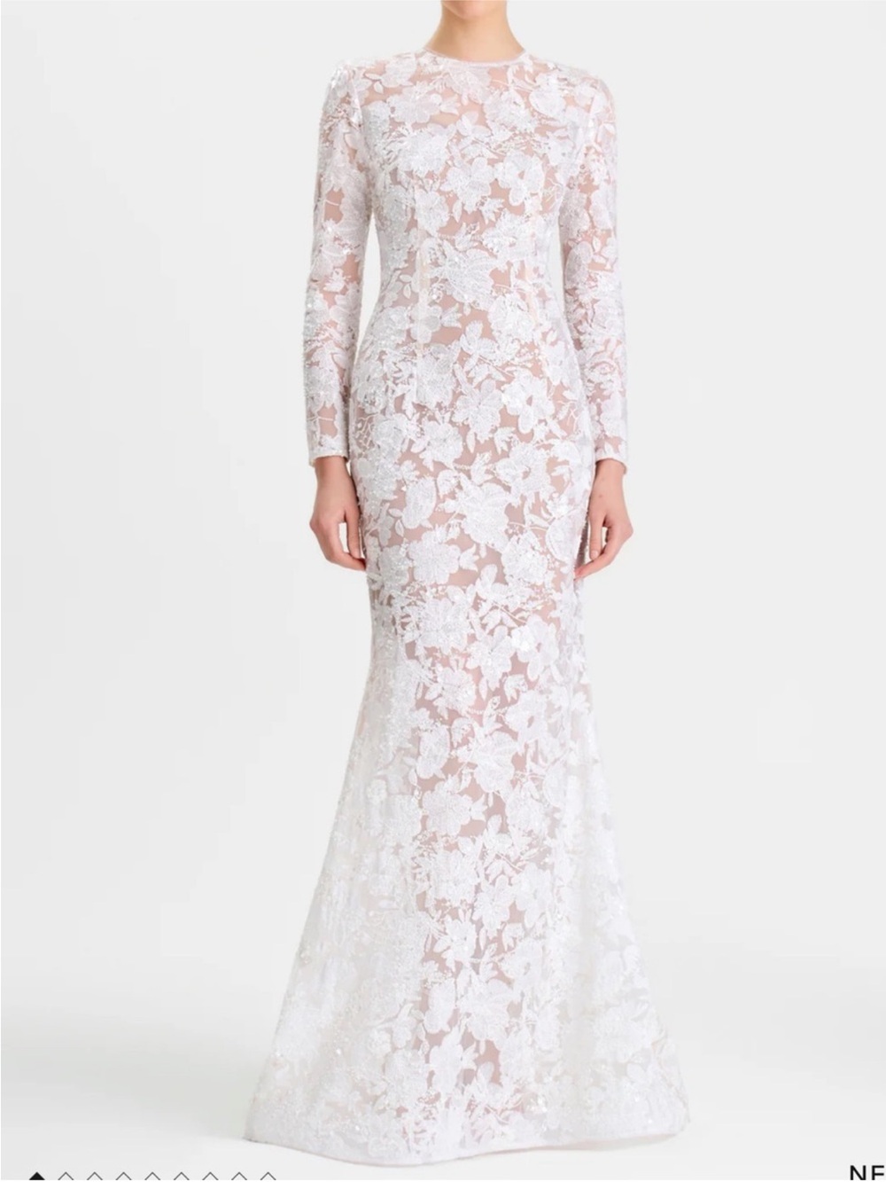 ✨NWT✨ Nadine Merabi Sasha White Maxi Dress